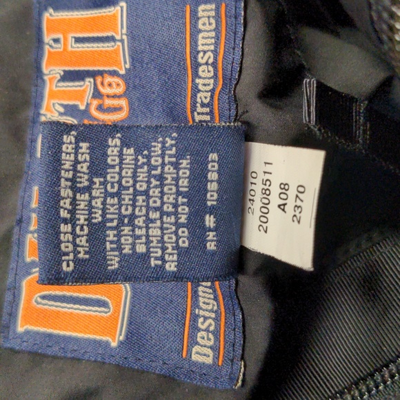 Duluth Trading Co Black Windbreaker Jacket Large - Picture 9 of 10